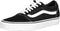 Vans MN Ward - Lage sneakers - Suède Canvas - black/whit