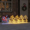 LED Kerstdecoratie Multikleur 69 x 79 cm PVC