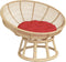 vidaXL - Zitkussen - rond - Ø - 60x11 - cm - oxford - stof - rood