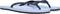 Indosole Flip Flop Color Combo - Teenslippers - Vegan - Blauw (37/38)