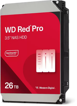 WD Red Pro (2020) - Interne Harde Schijf - 26TB opslagcapaciteit - 512MB cache - 7200 RPM