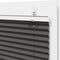 vidaXL - Plissé - rolgordijn - 55x150 - cm - stofbreedte - 54,4 - cm - polyester - zwart