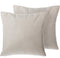 GAURA - Sierkussen set van 2 - Lichtbeige - 45 x 45 cm - Polyester