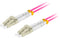 Lanberg FO-LULU-MD41-0050-VT - Slang OM4 - Duplex - Paars - 5 m