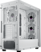 Cooler Master MasterBox 600 - Desktop PC Behuizing ATX EATX ITX - Gehard glas Wit