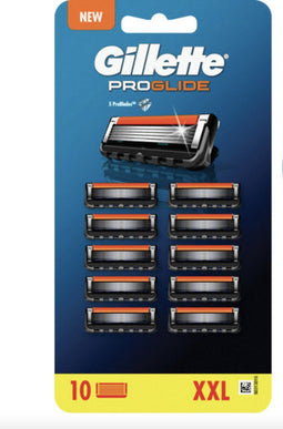 Gillette Fusion5 ProGlide - Scheermesjes voor Mannen - 10 Navulmesjes