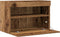 vidaXL - TV - Wandkast - met - LED - Verlichting - Oud - Hout - 60x30x40 - cm