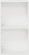 vidaXL - Brandhoutrek - 40x30x75 - cm - koudgewalst - staal - wit