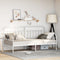 vidaXL - Ligbedframe - Wit - 100x200 - cm - Staal