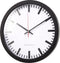 MXP301201 Radio Wall clock 300 mm x 45 mm Black