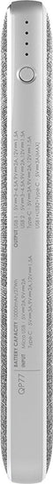 Silicon Power QP77 - Powerbank 10000mAh - 3 Uitgangen - Grijs