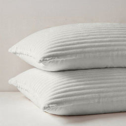 Zydante® Teddy Rib Dekbedovertrek - 200x220 cm - Zacht en warm - Foggy Dew (2 kussenslopen)