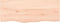 vidaXL - Wastafelblad - 100x40x(2-4) - cm - onbehandeld - massief - hout