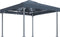 vidaXL - Prieel - met - LED-lichtslinger - 300x300 - cm - aluminium - antracietkleur