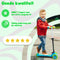 AMIGO Twister 3-Wiel Step - Kinderstep Opvouwbaar - In hoogte verstelbaar - Voetrem - Vanaf 3 jaar - Jongens / Meisjes - Groen/Zwart
