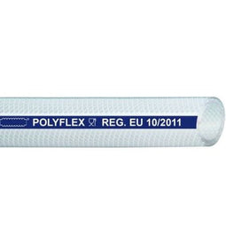 Baggerman Polyflex PVC perslucht compressorslang 13x20 mm met inlagen 50 mtr