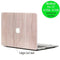 Lunso Geschikt voor MacBook Pro 13 inch (2016-2019) cover hoes - case - houtlook lichtbruin
