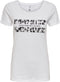 ONLY ONLDINA S/S PRINT T-SHIRT JRS - Dames T-shirt - Korte mouwen - Ronde hals - Maat XS