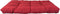 vidaXL - Palletkussens - 2 - st - stof - rood