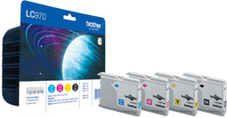 Brother LC-970 - Inktcartridges - Zwart Cyaan Magenta Geel (4 stuks)