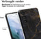 iMoshion Hoesje Geschikt voor Samsung Galaxy S21 Plus Hoesje Siliconen - iMoshion Design hoesje - Meerkleurig / Black Marble