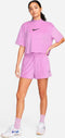 Nike Sportswear Badstofshorts - Voor Dames - Lila - Maat L