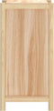 vidaXL - Dressoir - 62x38x75 - cm - bewerkt - hout