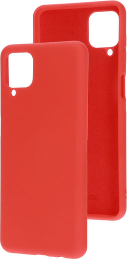 Mobiparts Galaxy A12 (2021) - Silicone Cover - Soft-touch - Scarlet Red