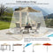 Coast Parasol Muggennet - Insectennet met 2 Deuren en Dubbele Rits - 12,5 x 2,3 m - Beige