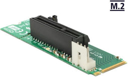 Delock 62584 - Adapter M.2 NGFF Key M male > PCI Express x4 Slot - Ondersteunt NVMe - 2280/2260 formaat