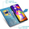 iMoshion Hoesje Geschikt voor Samsung Galaxy M31s Hoesje Met Pasjeshouder - iMoshion Mandala Bookcase - Turquoise