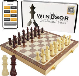 Windsor® GrandMaster A Series XL - Schaakbord - Magnetisch - 40 x 40 cm - Annotaties