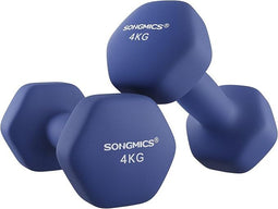 Songmics Dumbbells - 2-delig - Hex - Neopreen - Antirol