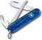 My first Victorinox Kinderzakmes - 9 functies - Transparant Blauw - Inclusief Nekkoord