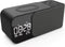 My Smart Home Hub 2 in 1 Wekkerradio - Digitale Wekker met 7.5W Wireless Qi Fast Charger - Alarmklok met Draadloze Oplader - Zwart