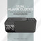 My Smart Home Hub 2 in 1 Wekkerradio - Digitale Wekker met 7.5W Wireless Qi Fast Charger - Alarmklok met Draadloze Oplader - Zwart