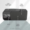 My Smart Home Hub 2 in 1 Wekkerradio - Digitale Wekker met 7.5W Wireless Qi Fast Charger - Alarmklok met Draadloze Oplader - Zwart