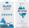 My Style Gehard Glas Ultra-Clear Screenprotector voor Samsung Galaxy A73 10-Pack