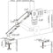 My Wall bureaubeugel voor monitoren tot 35 inch / interactief / 2 USB poorten / zwart/rood