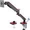 My Wall bureaubeugel voor monitoren tot 35 inch / interactief / 2 USB poorten / zwart/rood