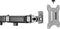 My Wall bureaustandaard voor 2 monitoren tot 32 inch / full motion / zwart/zilver