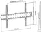 My Wall HF4-3L TV-beugel 94,0 cm (37) - 177,8 cm (70) Vast