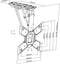 My Wall HL43ML TV-plafondbeugel 58,4 cm (23) - 139,7 cm (55) Besturing via app, Plafondhouder, Met elektromotor, Gemotoriseerd, Kantelbaar, Zwenkbaar