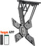 My Wall HL43ML TV-plafondbeugel 58,4 cm (23) - 139,7 cm (55) Besturing via app, Plafondhouder, Met elektromotor, Gemotoriseerd, Kantelbaar, Zwenkbaar