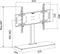 My Wall HP 2 DL TV-voet 81,3 cm (32) - 165,1 cm (65) Vast, Vloerstandaard