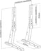 My Wall HP 35 WL TV-voet 33,0 cm (13) - 94,0 cm (37) In hoogte verstelbaar, Staand