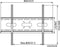 My Wall HP6-4SL TV-beugel 106,7 cm (42) - 254,0 cm (100) Vast