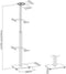 My Wall HS 11 WL Luidsprekerstaander Vloerstandaard, Vast, Staand, Uittrekbaar Afstand vloer-plafond (max.): 1270 mm Wi