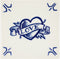 Royal Delft Schiffmacher Royal Blue Tattoo - Delfts blauw tegel Love