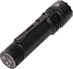 AceBeam E75 Quad Core LED-zaklamp zwart, 5.000K, tot 3000 lumen helderheid, inclusief 21700 5000mAh Li-Ion batterij